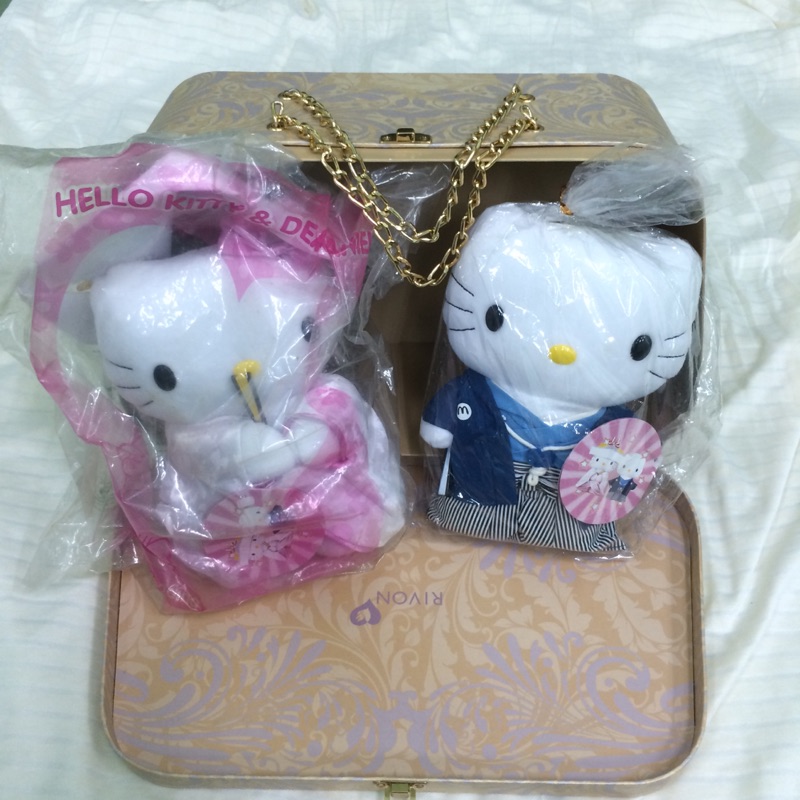 麥當勞 Hello Kitty 日本款 絨毛娃娃 含收藏箱 結婚禮物