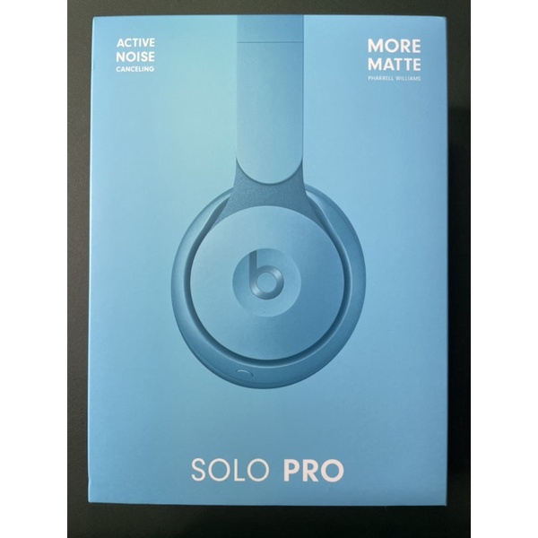 Beats Solo Pro Wireless 頭戴式降噪耳機-淡藍色 Light Blue 二手