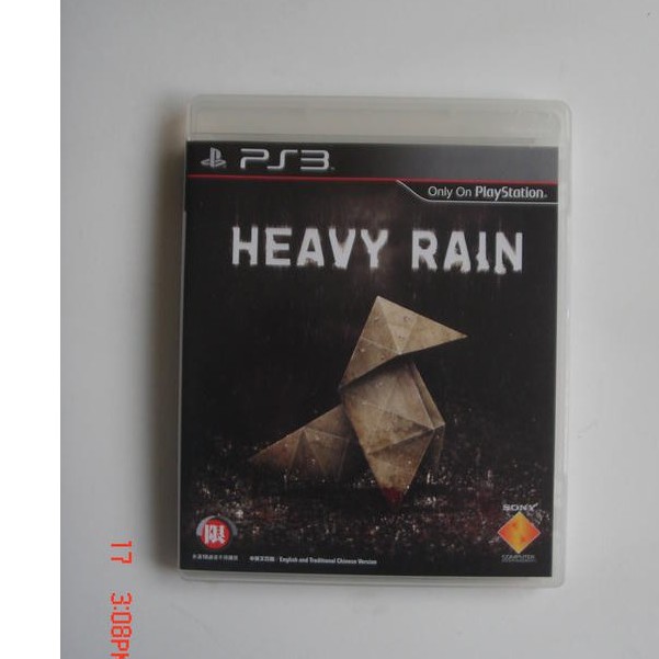 PS3 暴雨殺機 中文版 Heavy Rain