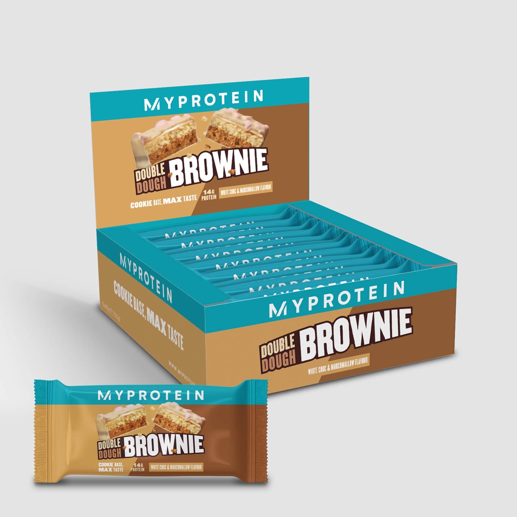 [現貨] [Myprotein官方授權經銷] 高蛋白雙層夾心布朗尼 盒裝 Twinbrothers