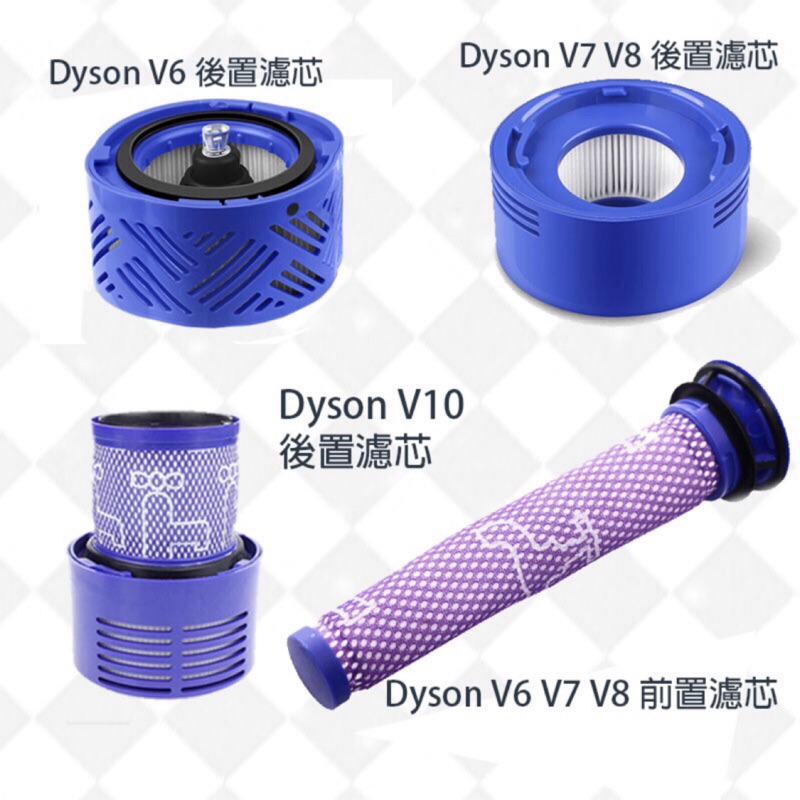 （現貨）Dyson 戴森 HEPA V6 V7 V8 V10 SV12 V11 SV14  濾芯 充電器 濾網 配件