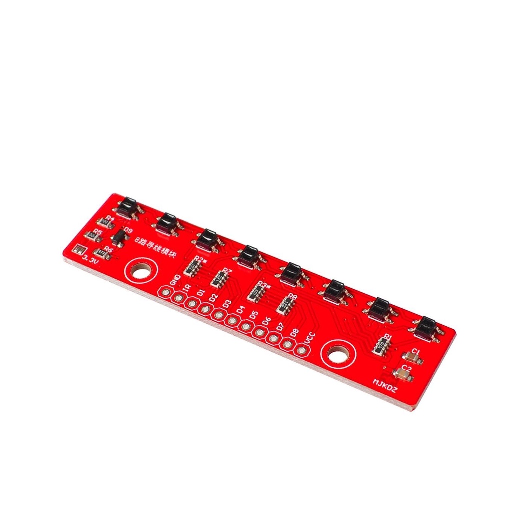 跟踪模塊紅外檢測傳感器模塊 DIY 用於 Arduino 8 通道紅外探測器狩獵模塊 8 位傳感器模塊