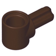 樂高 Lego 深棕色 圓孔 十字軸 連接器 軸套 科技 22961 6134197 Brown Axle Pin