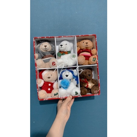 Costco 聖誕造型絨毛小熊吊飾 好市多 台南市區可面交 小熊娃娃 公仔 玩具 聖誕裝飾