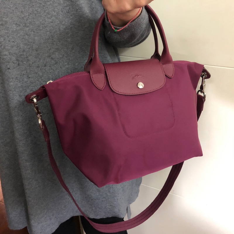 (全新）Longchamp le pliage neo手袋s（附背帶）