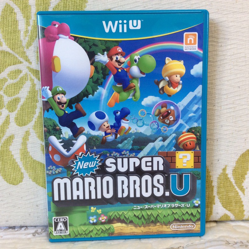 Wii U WiiU 日版 New 超級瑪利歐兄弟 U New Super Mario Bros. U 任天堂 瑪莉歐