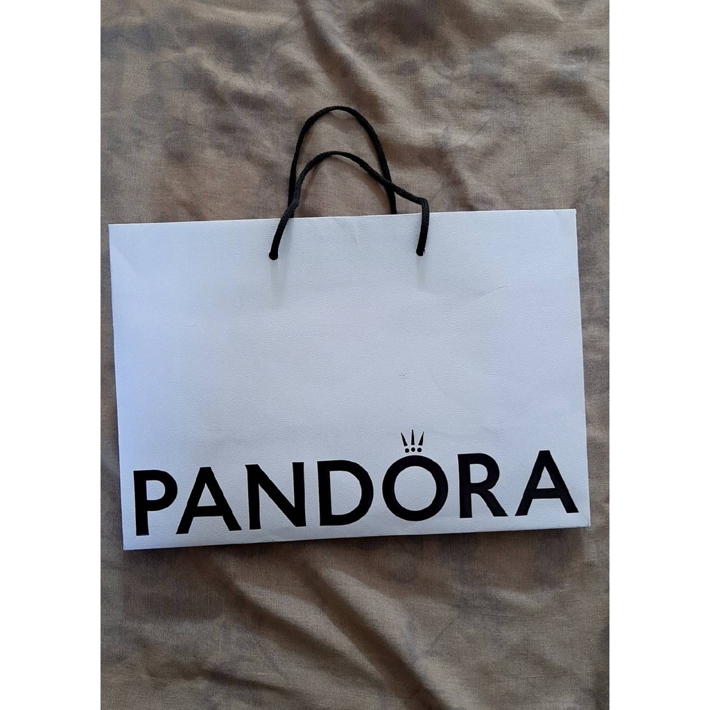 【紫晶小棧】pandora 潘朵拉 商品紙袋 手提紙袋 包裝用品 禮物帶 收藏 (有1款)