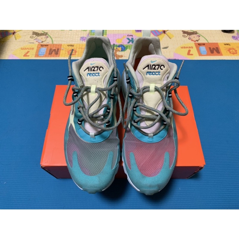 【二手品】NIKE React 270 “Hyper Jade”  US11 大氣墊 慢跑鞋 走路鞋