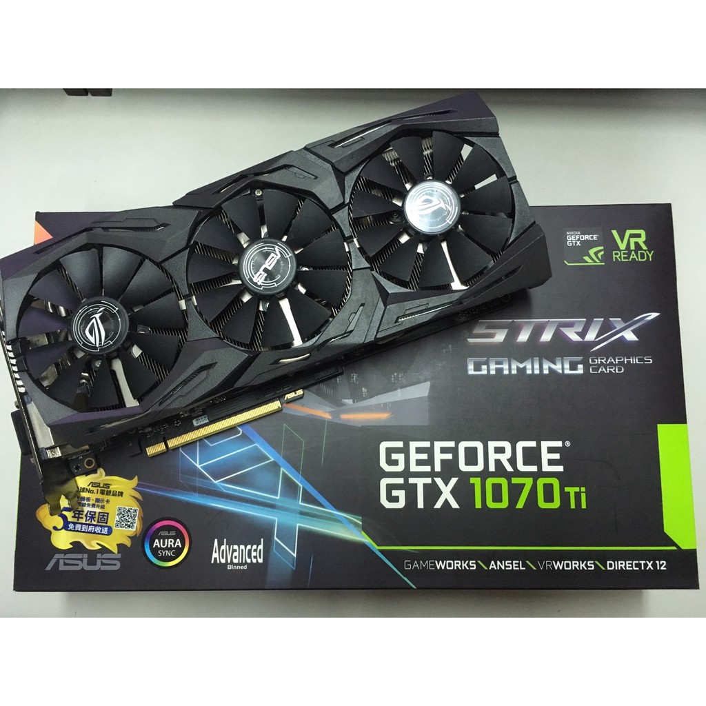 ASUS ROG-STRIX-GTX1070TI-A8G-GAMING