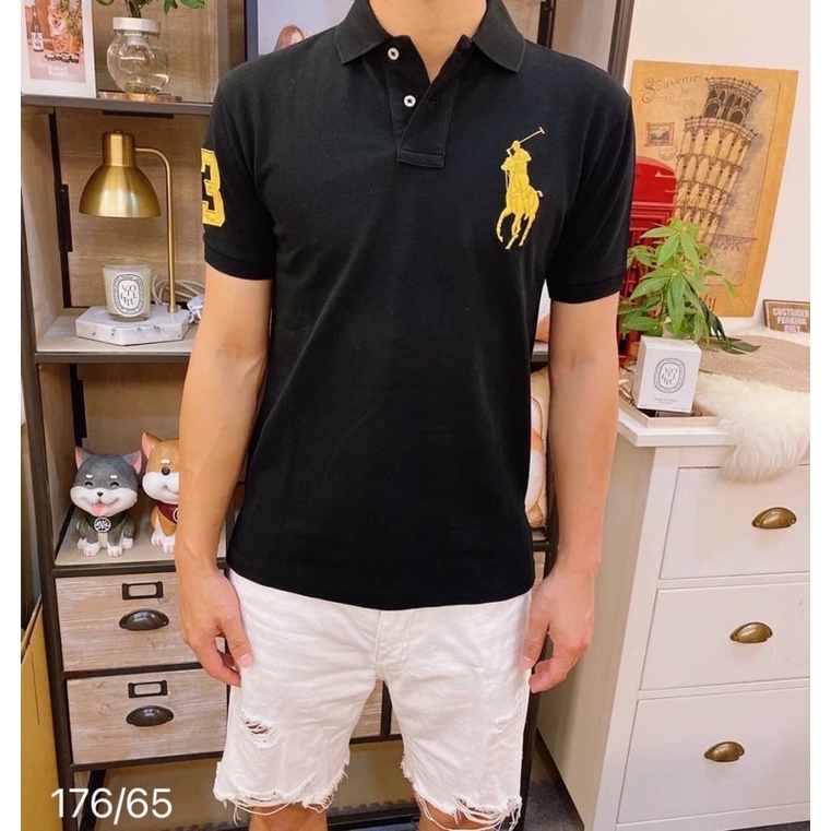 🔥卡拉國內外代購🔥台灣現貨🇹🇼Ralph Lauren 男款 短Polo 黑色