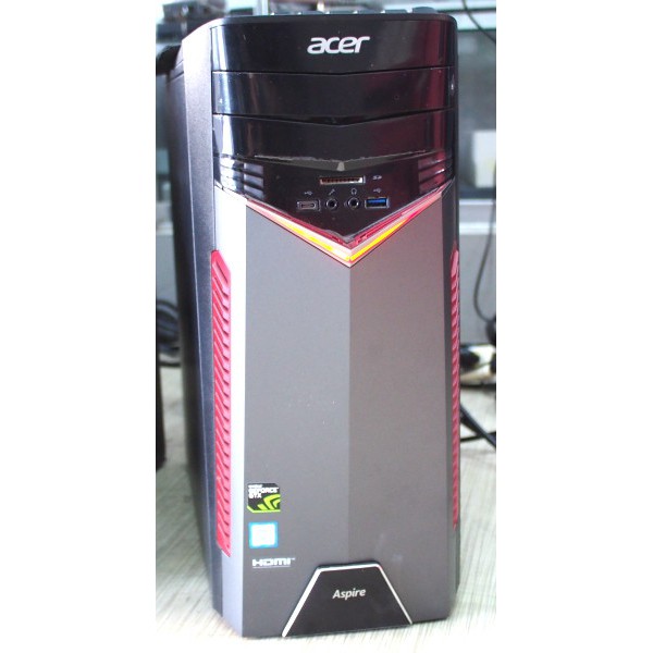 [崴勝3C] 二手 Acer GX-781 Ci5-7400 8G SSD 128G GTX1050 電競桌機