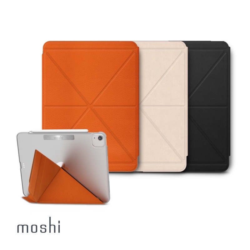 Moshi VersaCover for iPad Pro 11吋皮革保護套【黑色款】