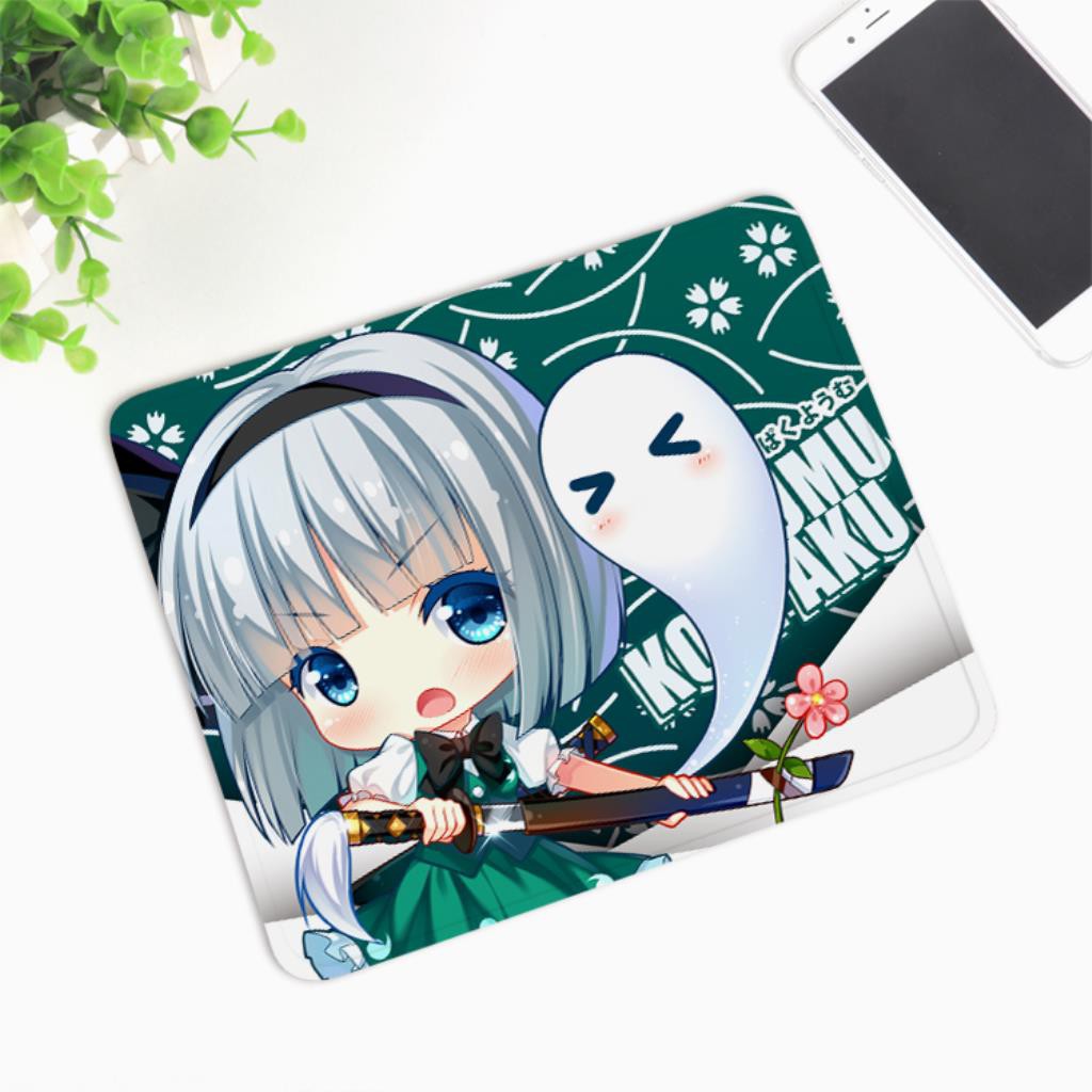 現貨重磅漫迷東方project Q版魂魄妖夢大小姐二小姐博麗靈夢動漫小鼠標墊 蝦皮購物