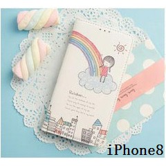 韓國彩繪皮套D152-7 iPhone8 Plus iPhone 8 Plus手機套手機殼保護殼保護套軟殼