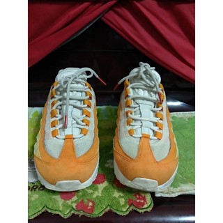 Nike Wmns Air Max 95 女鞋 運動鞋 休閒鞋 布鞋 白橘 24•5