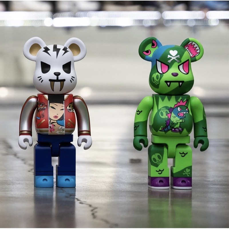 Be@rbrick tokidoki 劍尺虎 長牙虎 400%