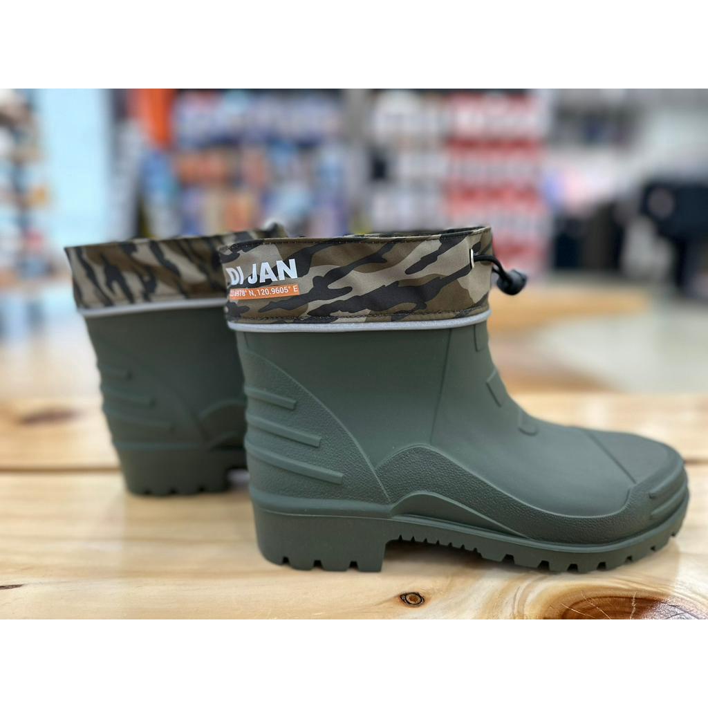 DI JAN D3 束口登山雨鞋『綠』2WUAX 雨靴.雨天.防水雨鞋.抗滑.高筒雨靴