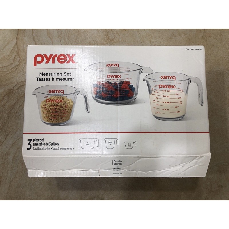 Pyrex 量杯 三件組 強化玻璃 康寧 Costco