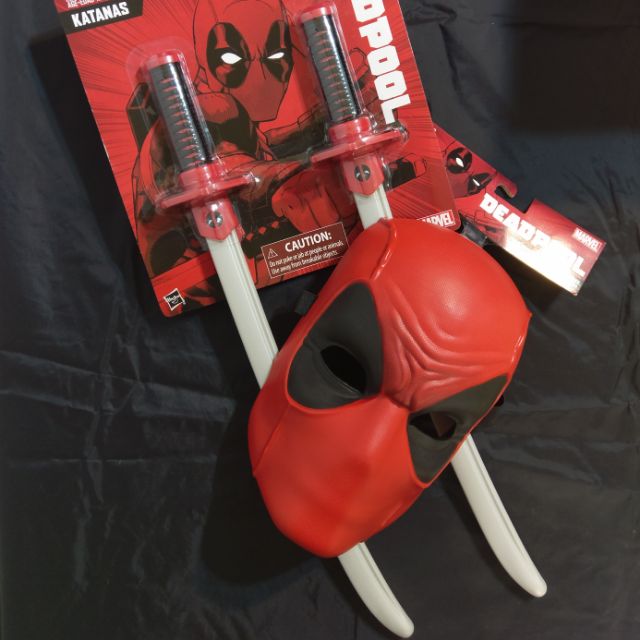 【榛玩具】《出清特賣》 孩之寶HASBRO 漫威電影Deadpool高檔死侍面具+扮裝武器玩具 萬聖節/聖誕節禮物