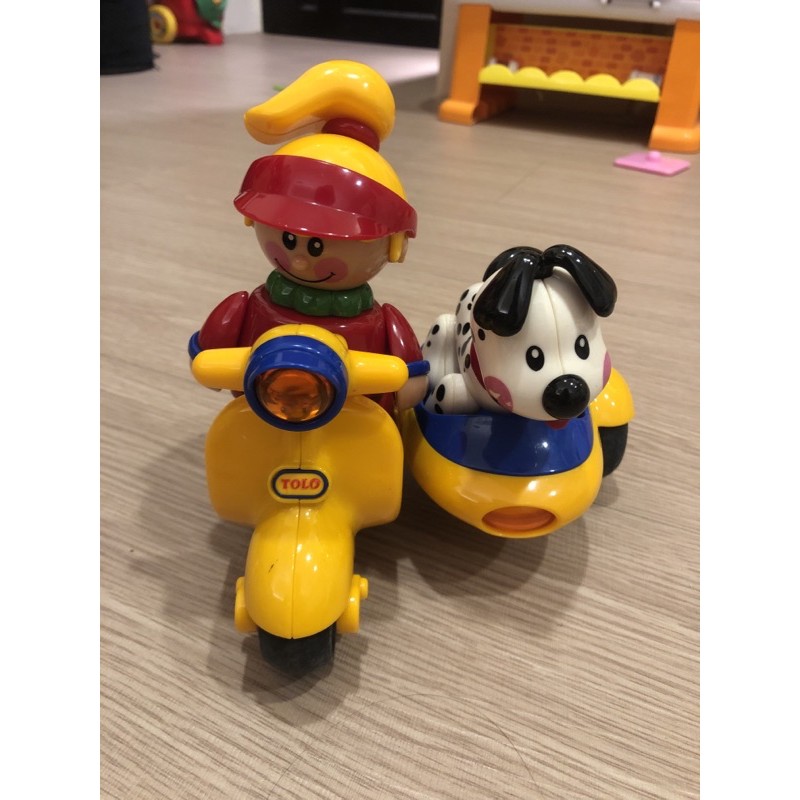 Tolo 多樂 二手 兒童玩具 摩托車載寵物