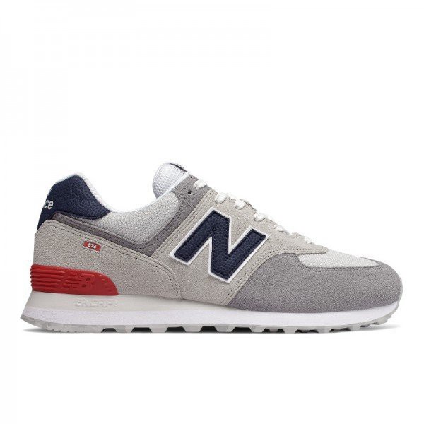 new balance 574 grey blue red