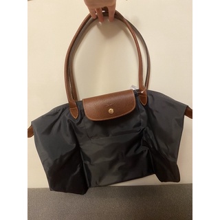 Longchamp 王菲綠vs地中海黃長柄尼龍摺疊包 水餃包 手提肩背皆可（全新正品、二色分售）