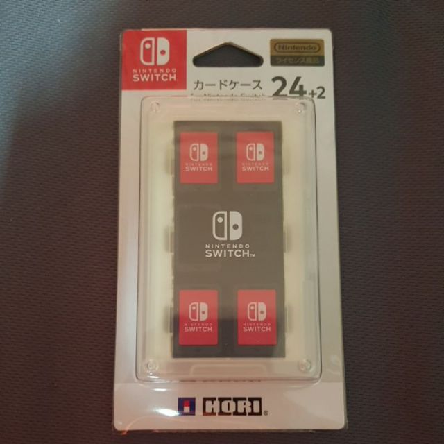 HORI Switch 遊戲收納盒 24+2 全新