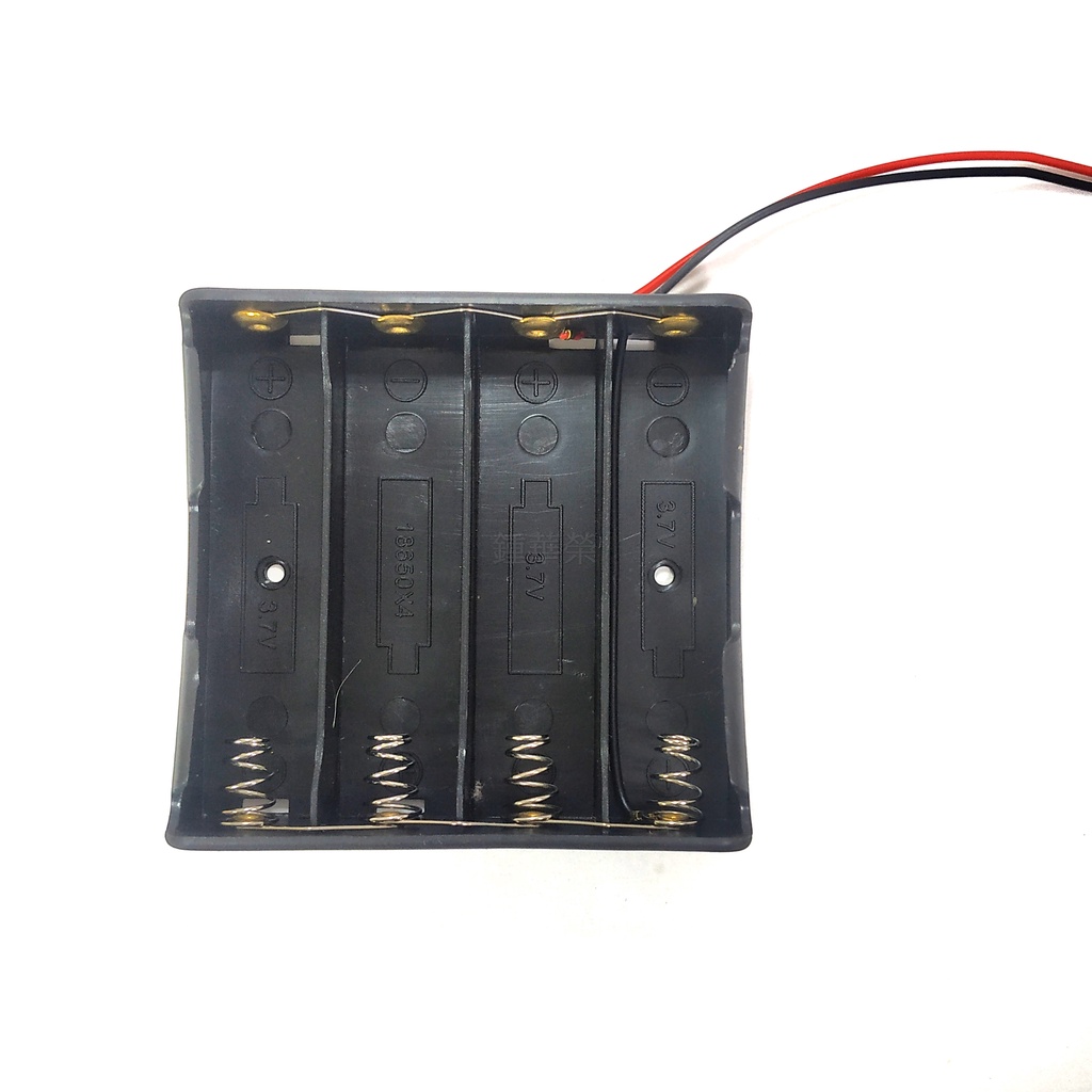【邦禮】並聯 18650帶線電池盒 4節 電池盒 電池座 DIY 18650