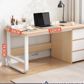 【免運】“【哆哆購】 書桌“簡易辦公桌子1/1.2米長電腦台式桌椅組合套裝家用辦公室單人小型