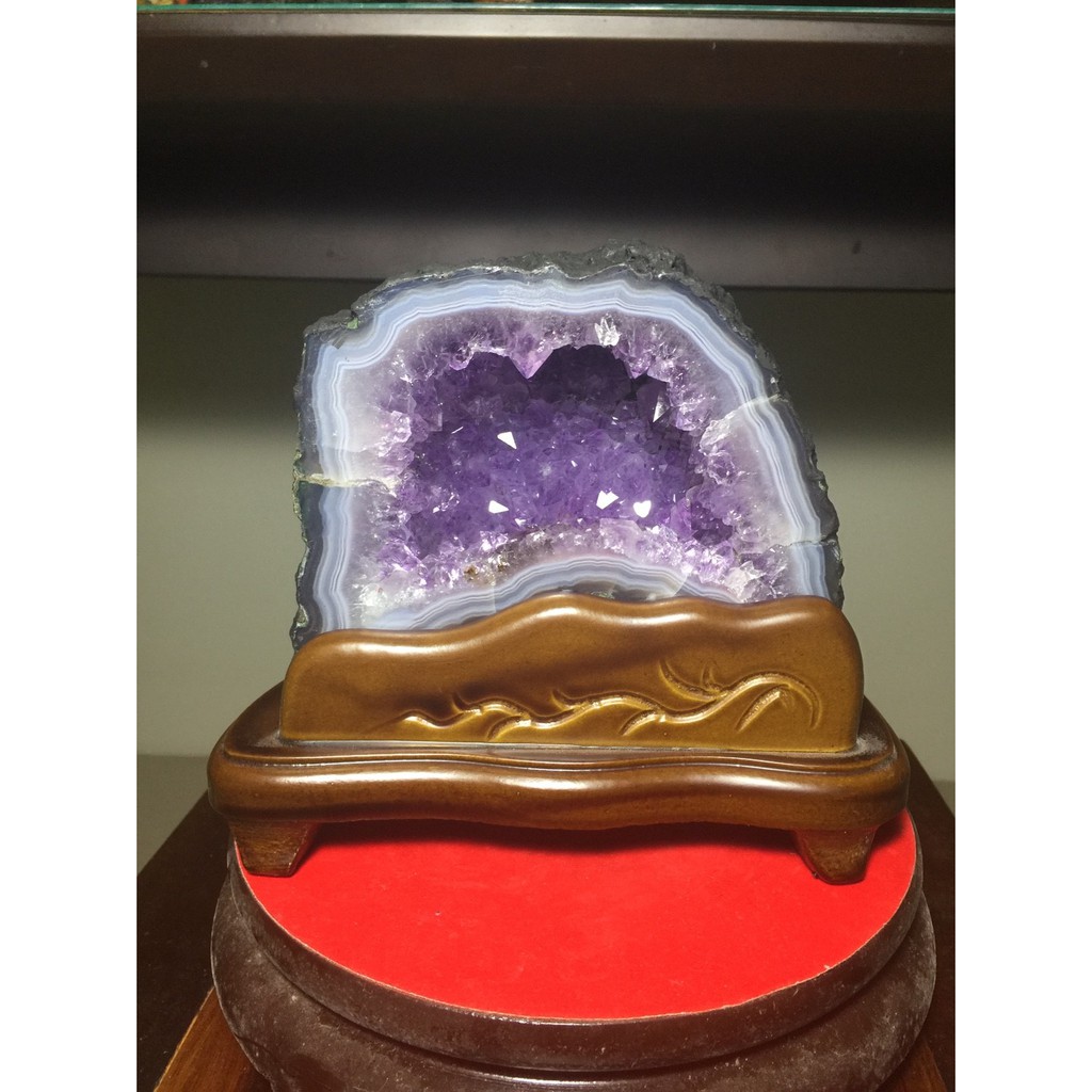 晶洞 烏拉圭 紫晶洞 鈦晶洞 土型 2.5 公斤 門檔花 水晶花 開運小物 巴西 辦公桌 避邪  招財 天然 紫水晶