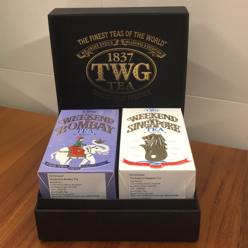 （特（保留中）TWG tea 唐寧茶禮盒 週末茶系列 全新附提袋