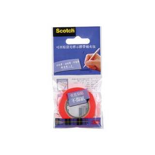 【3M】Scotch 812O(橘) 可再貼螢光標示膠帶(補充包)