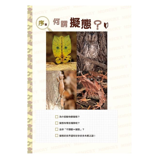 模王高手 擬態生物圖鑑動物在哪裡 絕對難倒你 種擬態生物大集合 蝦皮購物