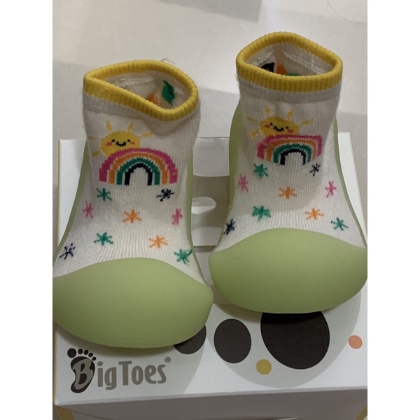 韓國BigToes幼兒襪型學步鞋（二手）