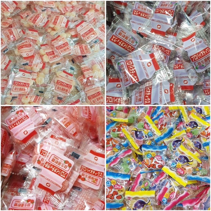 【粿女兒商行】🔥現貨 萬聖節益生菌軟糖 原味 葡萄 草莓 DHA魚油軟糖 維他命C QQ軟糖 古早味糖果 零食