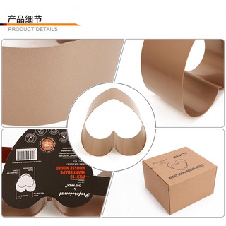 (烘焙廚房)Chefmade學廚WK9116心形愛心造型愛心型慕斯圈不粘慕斯模具披薩盤家用吐司蛋糕烘焙模具wk9116