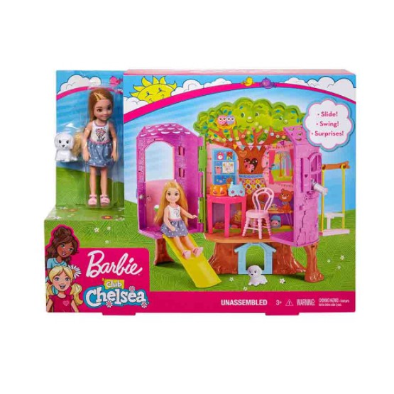 [TC玩具] MATTEL 芭比 娃娃 Barbie 小凱莉 雀兒喜 歡樂樹屋  原價999 特價