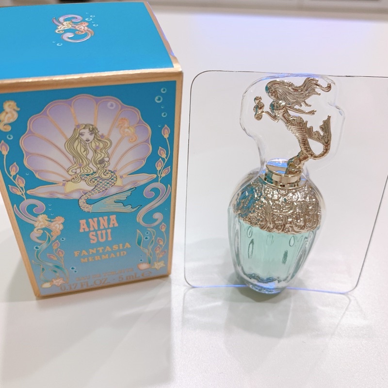 免稅店 Anna Sui 安娜蘇 美人魚 香水Q版中小樣 5ML