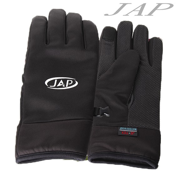 JAP  YW-R011 防水防暖 黑色 機車專用手套 觸控 超薄防水手套