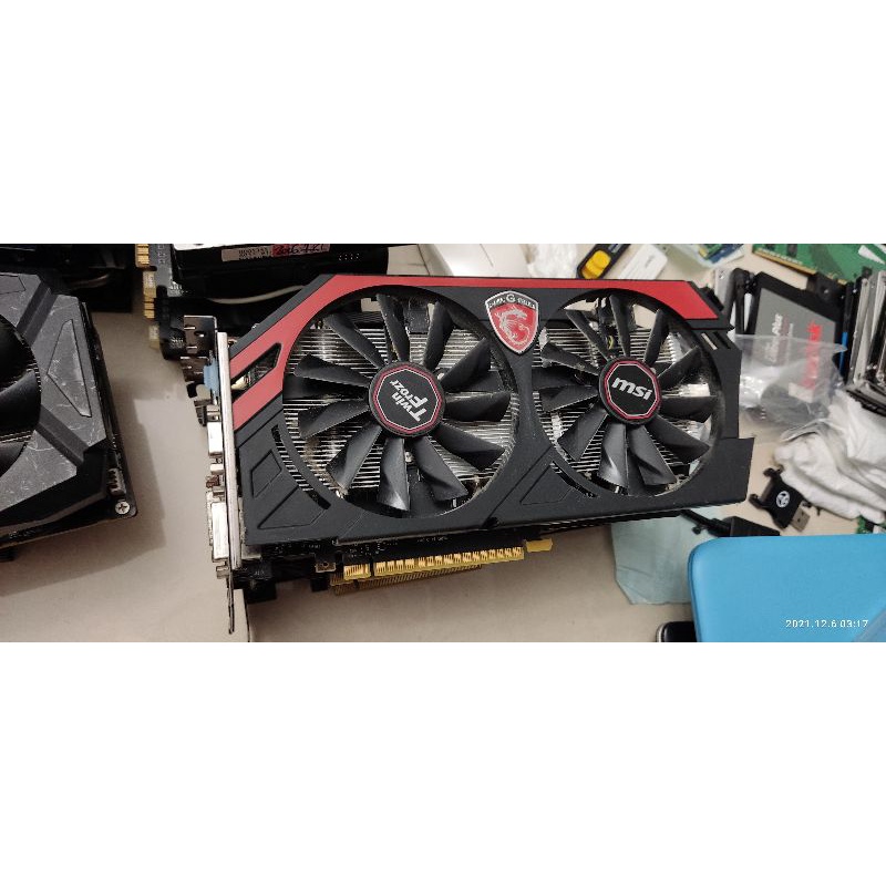 微星 MSI 紅龍 Radeon  gtx750 gtx-750   2G 2gb 輸出測試正常