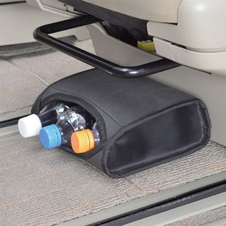 愛淨小舖-日本精品 SEIWA 座椅下收納袋 【W841】 汽車座椅下專用便利魔鬼氈黏扣 收納置物盒袋 w-841