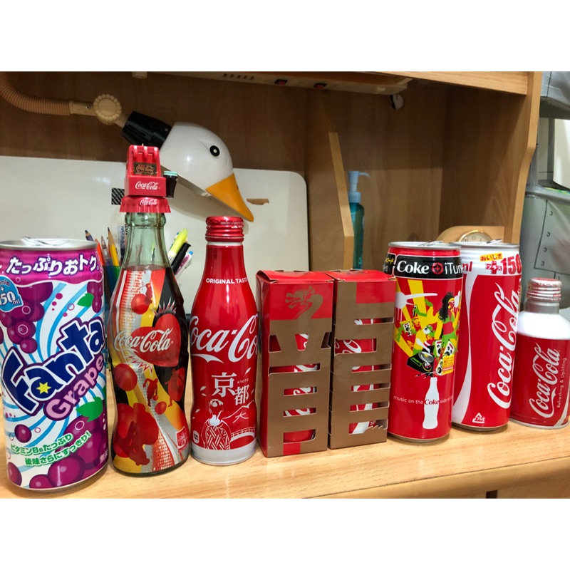 日本京都限定 可口可樂瓶 千葉火鍋龍年紀念可樂