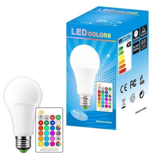 LED燈泡 10W E27 遙控智慧型LED燈泡 遙控調光LED燈泡 遙控LED燈泡 七彩LED遙控燈泡