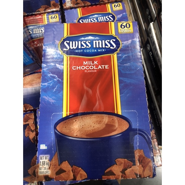 ［麒玲小舖］好市多代購-Swiss Miss hot cocoa 即溶可可粉 60包/箱