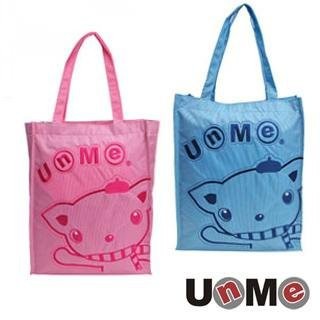 【全新品56折】UnMe 台灣製 便當袋 兒童餐袋 多功能提袋 補習袋 粉紅色 1318B