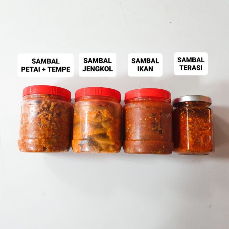 Sambal Petai / Jengkol / Sambal Teri Handmade 印尼手工天貝/小魚乾/辣椒醬