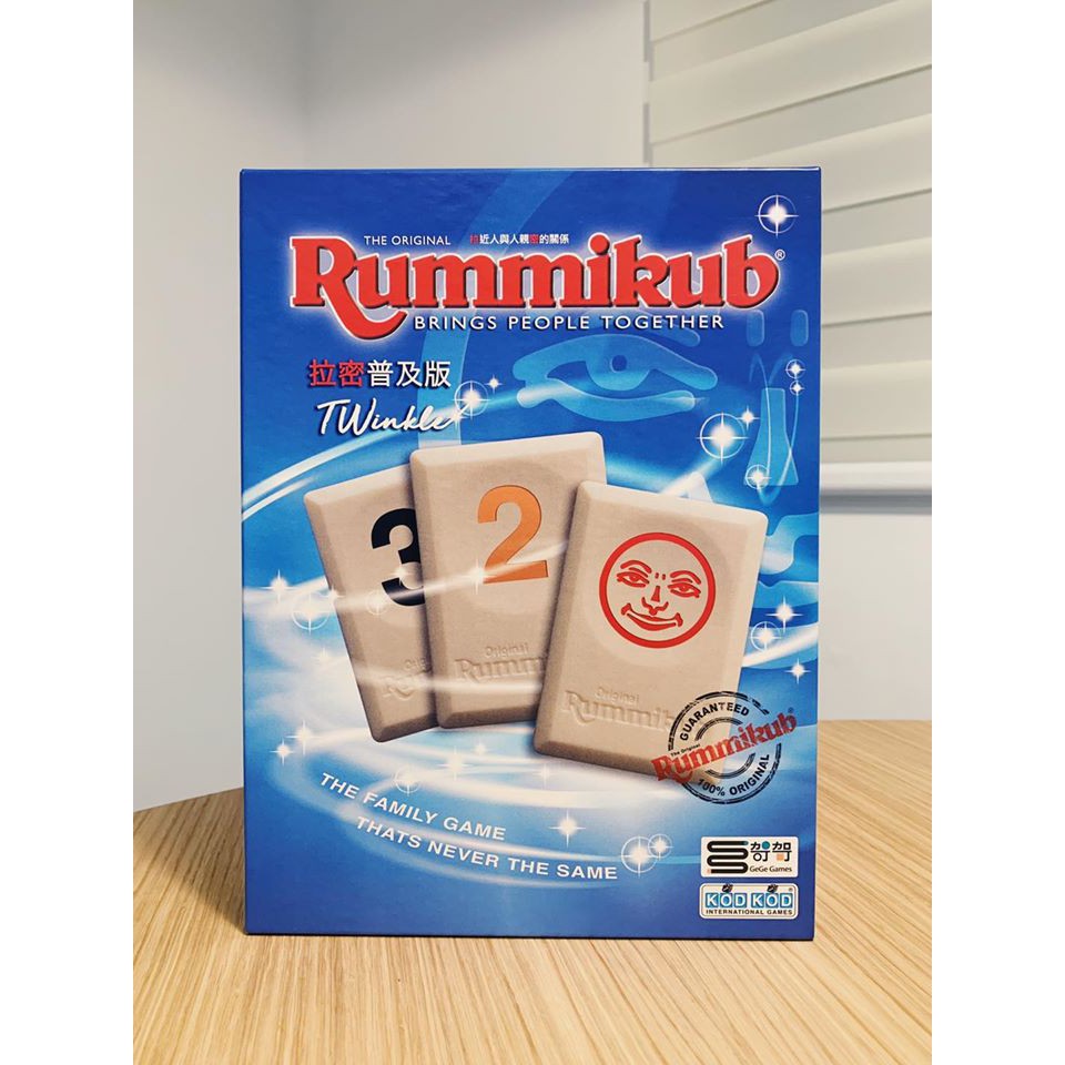 骰子人桌遊-拉密普及版 Rummikub TWinkle(台灣規劃設計.以色列生產發售)