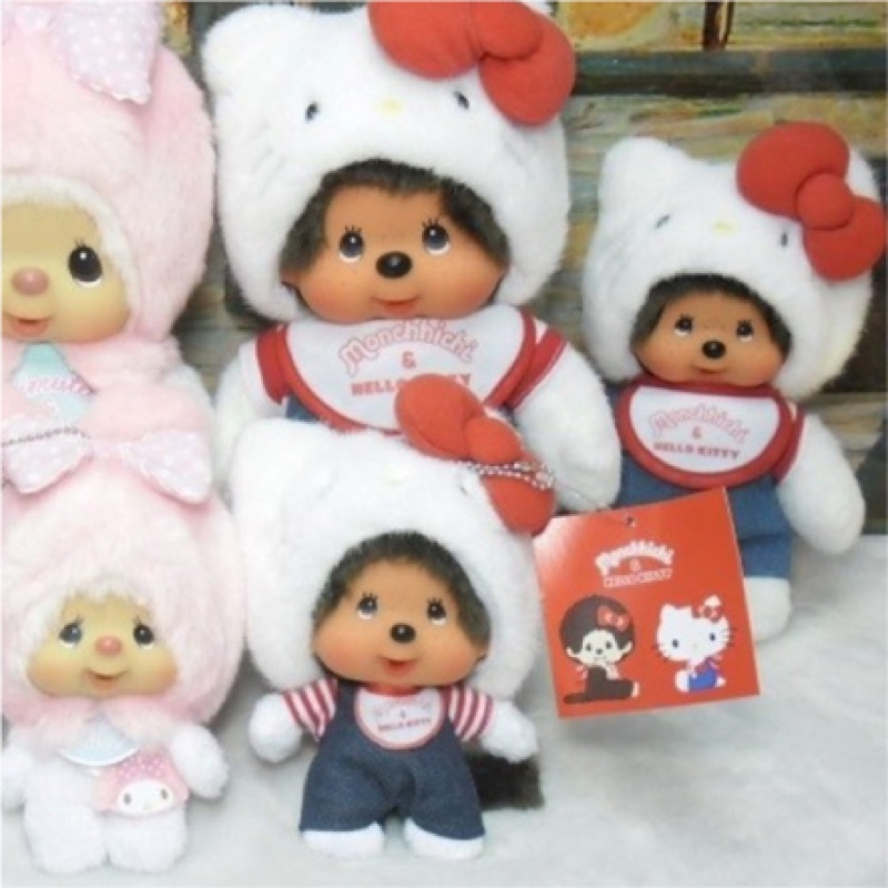 monchichi hello kitty