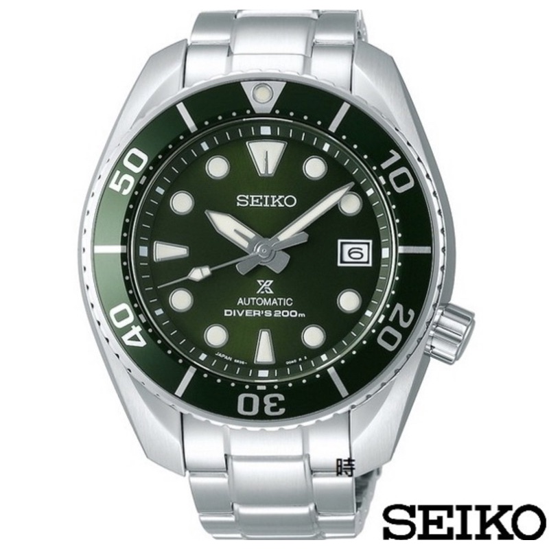 二手  SEIKO 精工 PROSPEX 廣告版濳水錶機械錶 SPB103J1 綠色 6R35-00A0G