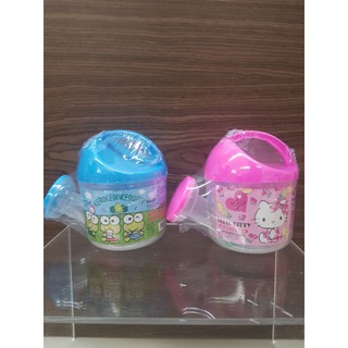 Hello Kitty 大眼蛙 澆花壺 黏土 附模型組